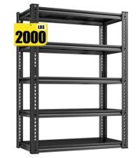 Estantes de acero de almacenamiento de garaje de 5 capas de servicio pesado Unidades de estante de <span class=keywords><strong>metal</strong></span> ajustables - Product Image 4