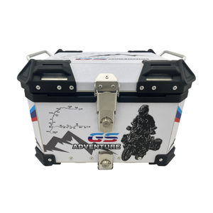 Chine fournisseur Top Box pour moto 45L coffre moto avec <span class=keywords><strong>porte</strong></span>-bagages arrière Support étagère support - Product Image 1