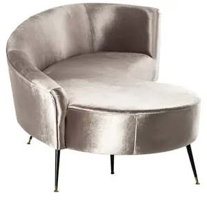 Nordic modern living room sofa velvet fabric luxury chesterfield sofa set furniture