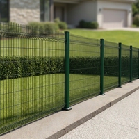 Panneau de clôture en treillis soudé galvanisé en forme de V, clôture de sécurité en acier pour jardin, ferme, construction, extérieur