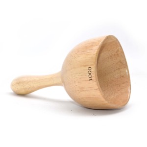 木制身体治疗套装 光滑弧形滚轮 纹理滚轮和瑞典杯 消脂按摩木制工艺品 - Product Image 1