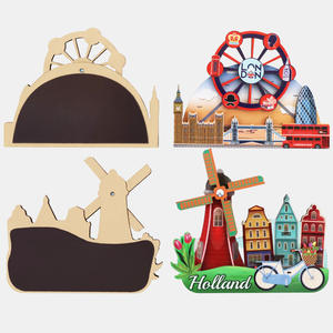 Imanes de Refrigerador 3D con Diseño de Molino de Viento y Noria de Madera, Forma Personalizada, Alta Calidad OEM, Resistentes al Agua y con Fuerte Imán - Product Image 5