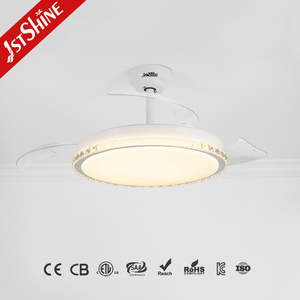 1stshine ventilateur <span class=keywords><strong>de</strong></span> plafond à LED 30W éclairage à LED fonctionnement silencieux ventilateur <span class=keywords><strong>de</strong></span> plafond à pales cachées avec télécommande - Product Image 3