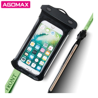 Étui de téléphone étanche en PVC grande capacité, design OEM, IPX8, pour la natation et le surf