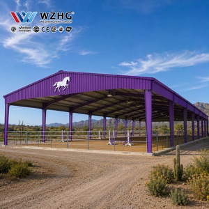 Arena de Entrenamiento Ecuestre con Estructura de Acero y Ingeniería Estructural Personalizada para Instalaciones de Equitación Profesional - Product Image 1