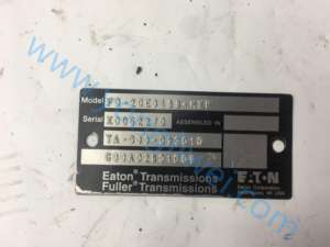 Transmisión Manual Automatizada UltraShift PLUS MXP de Servicio Mediano, Eaton Fuller FO-20E318B-MXP - Product Image 6