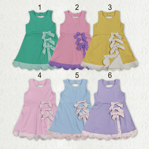 เด็กผู้หญิง เด็ก ชุดเดรสแขนกุดลายดอกไม้ ความยาวระดับเข่า ชุดโยคะ สีชมพู - Product Image 5