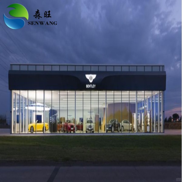 Steel Structure Arch shaped Building Exhibition