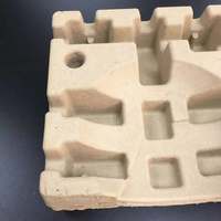 Barquette en pulpe de bagasse de canne à sucre biodégradable, écologique, papier pressé à sec, insert pour l'emballage de pièces de vélo pour enfants