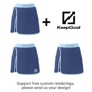 ओम महिलाओं की स्पोर्टी-1 त्वरित शुष्क जिम कस्टम लड़की सुरक्षा शॉर्ट्स के साथ एंटी-एक्सपोजर टेनिस स्कर्ट - Product Image 5
