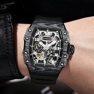 <span class=keywords><strong>Orologio</strong></span> Meccanico <span class=keywords><strong>Automatico</strong></span> <span class=keywords><strong>Unisex</strong></span> di Alta Qualità con Quadrante in Cristallo Zaffiro e Cinturino in Acciaio Inossidabile, Design Shamrock King - Product Image 4