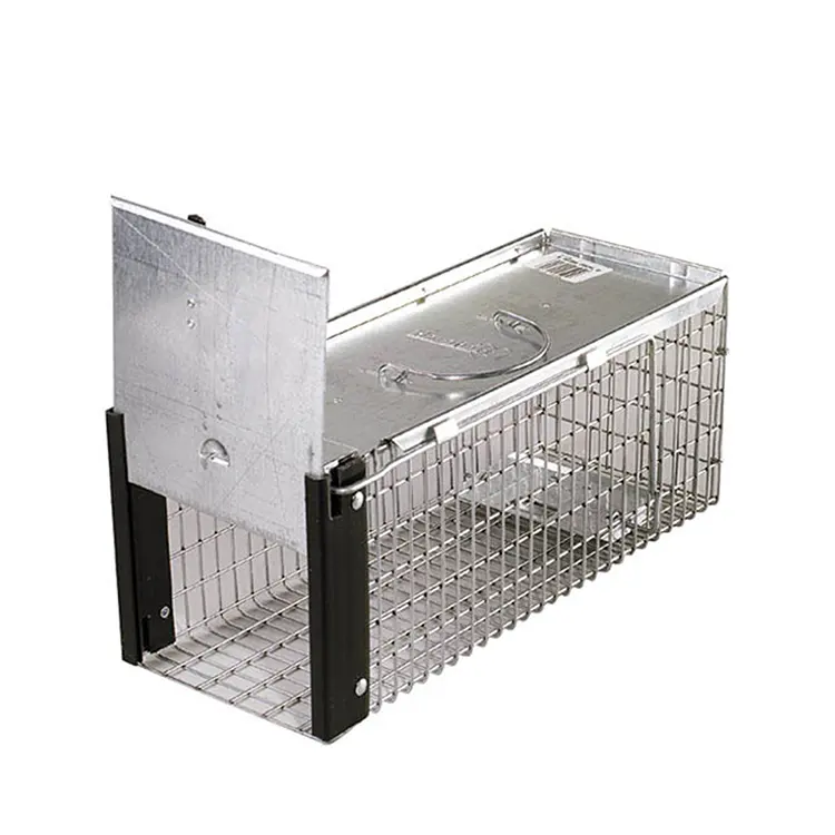 Cage en acier pour les animaux, accessoire métallique contre les rongeurs, piège à animaux