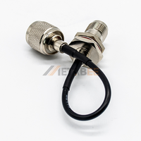 Câble coaxial RF TNC vers TNC RG174 10 cm, câble de raccordement TNC-m vers TNC-f RG58