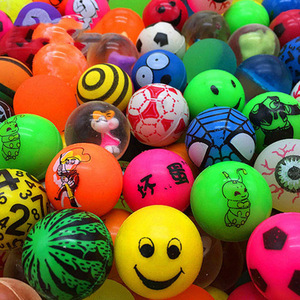 Bouncy bóng gumball/viên nang đồ chơi bóng nhựa với đồng xu và mã thông báo hệ thống thanh toán - Product Image 1