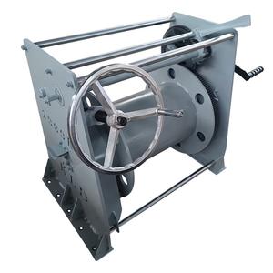 5 тонн сверхмощная морская ручная лебедка стальная ручная швартовочная лебедка со стальным тросом для кранов - Product Image 3