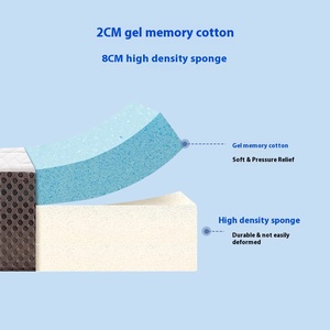 70% off High-Density Gel <strong>Memory</strong> Foam <strong>Mattress</strong> Portable Tatami Thin Mat Cooling Feature Medium Firmness for School Bedroom Use - Product Image 3