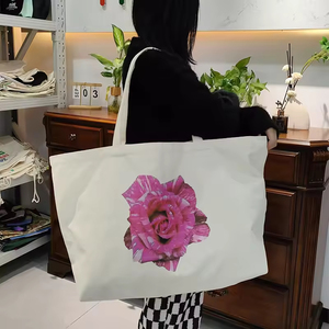 Bolsa de Lona Reutilizable Ecológica Personalizada Extra Grande con Cierre de Cremallera y Logotipo Impreso - Product Image 2