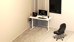 Bureaux de travail ergonomiques réglables en hauteur NBHY à prix d'usine pour espaces commerciaux et bureaux – Bureau assis-debout à moteur unique - Product Image 6