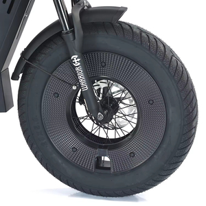จักรยานไฟฟ้าอเนกประสงค์ Fat Bike ขนาดยาง 20 นิ้ว แบตเตอรี่ลิเธียม 60V 50Ah กำลังไฟ 3000W สำหรับผู้ใหญ่ ขับขี่ในเมืองและนอกเมือง 7 สปีด รุ่น EU USA SK-2 Fat Bik - Product Image 3