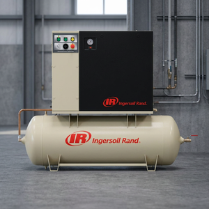 Compresseur d'air à vis intégré 4-en-1 8bar 10bar 12bar 14bar avec sécheur d'air frigorifique, filtre de précision et réservoir d'air - Product Image 1