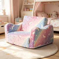 Canapé-lit pliable géant en mousse colorée pour enfants et bébés, idéal pour le salon