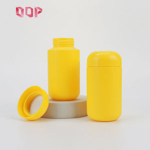3.3oz 6oz 7oz Custom Yellow HDPE Pill <b>Bottle</b> for Gummies Vitamin C Candy Storage Food Grade Screw Cap Ready Stock - Product Image 5