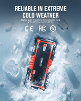 GOOLOO GP4000 4000A 26800mAh Araba Kamyon Çalıştırıcı 12V El Kranklı Acil Durum Güçlendirici Hava Kompresörü Pompası Kombosu LED Aydınlatma