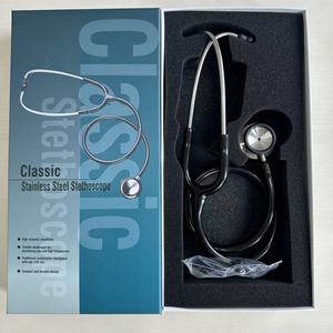 Estetoscopio de Acero Inoxidable Médico de Doble Cabeza con Tubo Multicolor, Certificado MDRCE Clase II, Diseño de Cardiología, Manual para Adultos - Product Image 6
