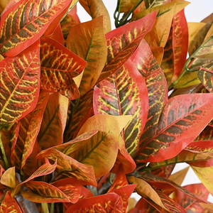 Planta Artificial de Croton en Maceta Petra, Planta Decorativa de Tacto Real para Interiores y Exteriores, para Decoración del Hogar, Oficina y Hotel - Product Image 3