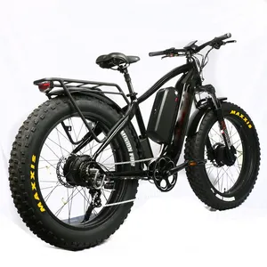 Mountain bike elettrica da 1000w con batteria nascosta elettrica a doppia batteria ad alta coppia di grandi dimensioni