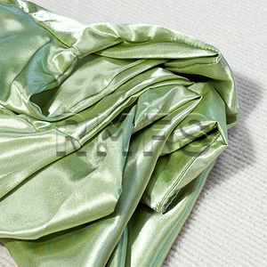 <span class=keywords><strong>2025</strong></span> Cao Cấp Cộng Với Kích Thước Lụa Áo Sơ Mi Văn Phòng Của Phụ Nữ Với Cổ Điển Satin Trim & Thoáng Khí Căng blusa Manga Larga Mujer - Product Image 2