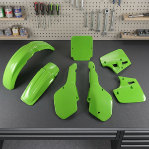 XFUN Kit di plastica verde per Kawasaki KX 250 1987-1987 modelli accessori moto modello KAKIT191026-5426 italia - Product Image 3