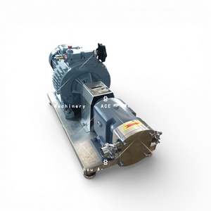 Pompe à lobes rotative électrique en acier inoxydable de qualité sanitaire Ace pour le transfert de fromage, de produits laitiers et d'arrosage, pompe à rotor à lobes - Product Image 4