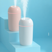 Humidificateur à brume froide portable de 420 ml, mini humidificateur silencieux USB pour la maison, le bureau, le dortoir, les voyages, le bureau
