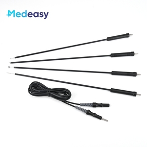 Instrumentos Quirúrgicos Laparoscópicos Eléctricos: Electrodo Monopolar Reutilizable con Gancho en L, Punta <span class=keywords><strong>de</strong></span> Bola, Espátula y Aguja para Coagulación - Product Image 3