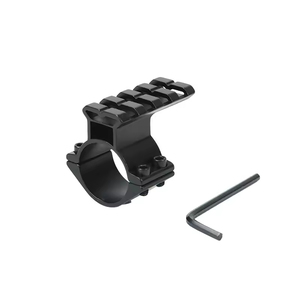 Versatile 25-30mm Ring Clamp Mount Base for Outdoor <b>Equipment</b> Setup Durable Aluminum Alloy Bracket - Product Image 2