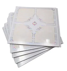 595*595 mét giá thấp nhà máy trực tiếp nhà cung cấp PVC trần Panel PVC với thiết kế mới