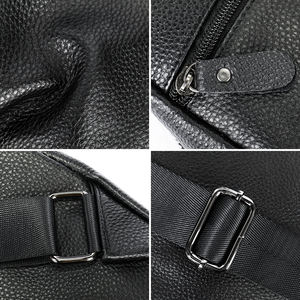 Sac à bandoulière pour homme Custommarrant, sac de voyage, sac de randonnée, sac de poitrine, sac à dos, sac à bandoulière en cuir véritable, sac de poitrine en cuir - Product Image 6