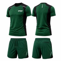 Conjunto de Camiseta Deportiva con Estampado de Lunares OEM, Sublimación, Corte Holgado, Camiseta para Entrenamiento, Ropa Deportiva, Logotipo Personalizado