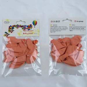 Lot de 10 ballons ronds en latex brillant de 10 pouces, couleur macaron, pour fête d'anniversaire, avec emballage personnalisé - Product Image 2