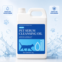 Liquide Dissolvant de Graisse et Sébum Nettoyant en Profondeur pour Peau d'Animaux – Pénétration Rapide, Sans Frottement, Apaise les Peaux Irritées et Rougeurs – Nettoyant pour Chiens et Chats