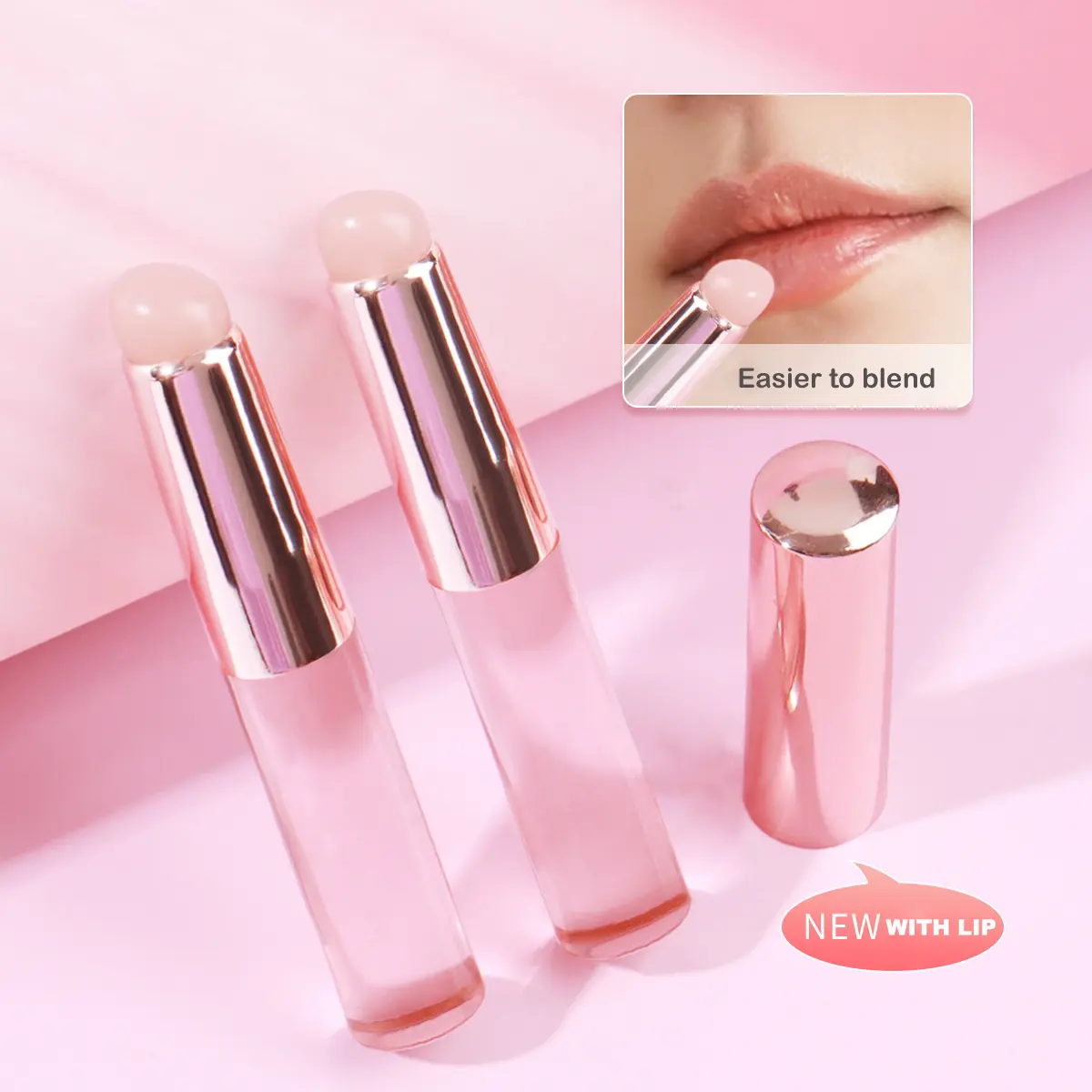 2024 New Silicone Lip Brush & Applicator Premium High Elastic Silicone Brush For Lip Balm & Gloss & Lipstick &Tint and Concealer