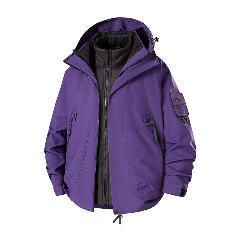 Dark purple [3-in-1 down liner] 2518