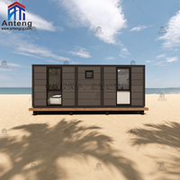 Maison conteneur pliable et extensible de 20 et 40 pieds, unité d'habitation préfabriquée mobile certifiée