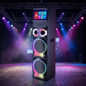 Enceinte <span class=keywords><strong>de</strong></span> fête intelligente CSV-1088 double 12 pouces avec écran tactile 15,4 pouces, Android 11, <span class=keywords><strong>WiFi</strong></span>, fonction <span class=keywords><strong>de</strong></span> mise en miroir d'écran et karaoké - Product Image 6
