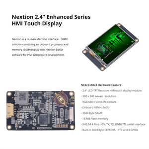 NEXTION NX3224K024 2.4" หน้าจอสัมผัสแบบต้านทาน HMI ซีรีส์ที่ปรับปรุงแล้ว UASRT TFT LCD โมดูลเข้ากันได้กับอาร์ดูโน่ L119 - Product Image 1