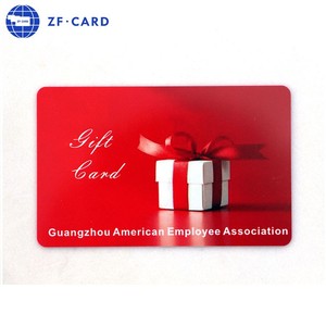 Mẫu miễn phí PVC mã vạch Mifare (r) 1K fudan08 liên hệ với chip tùy chỉnh thẻ thông minh nhựa Thẻ quà tặng - Product Image 3