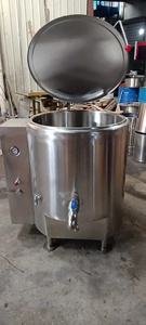 Marmite industrielle à double enveloppe thermique à gaz, facile à utiliser, pour la cuisson et la confiture - Product Image 1