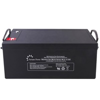 Batterie solaire GEL à décharge profonde Fortune Power FP250-12 250Ah 12V et kit onduleur avec garantie de 5 ans et certification CE