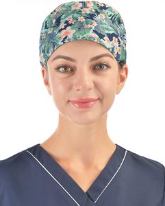 作業用帽子調節可能なリボン、ワンサイズですべてにフィット、長い太い髪、柔らかく快適な医療用ユニフォームに適しています - Product Image 2